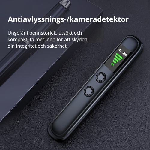 Antiavlyssnings-Kameradetektor