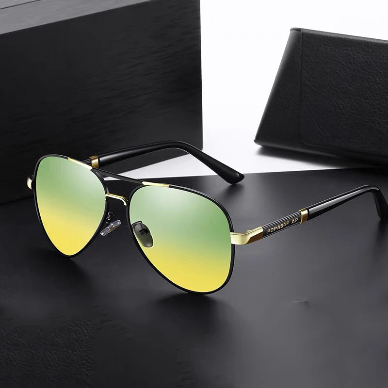 Dag/nattpolariserade solglasögon