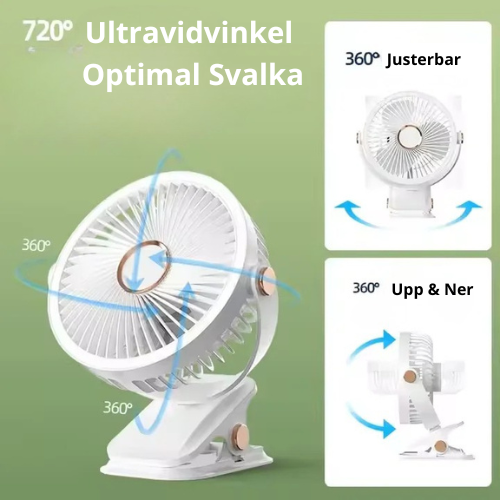 Bærbar Ventilator – Hold dig kølig overalt!