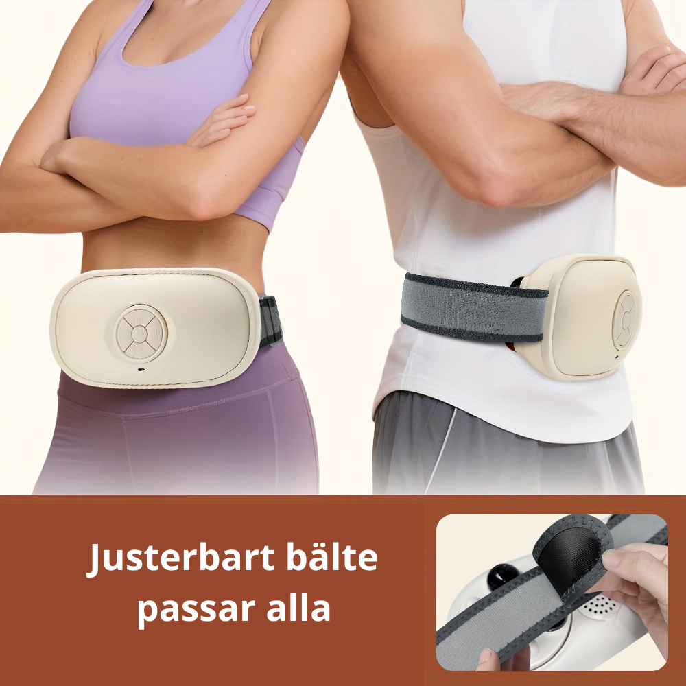 Magmassage med värmeterapi