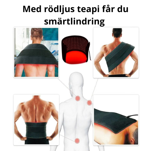 Rött ljus fysioterapi infraröd varm kompress