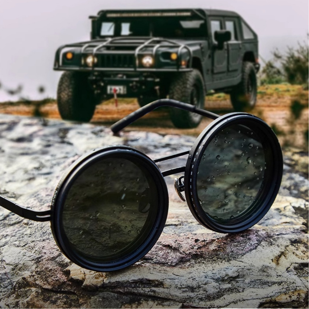 Polariserade Solglasögon 1-9 Justerbara lägen