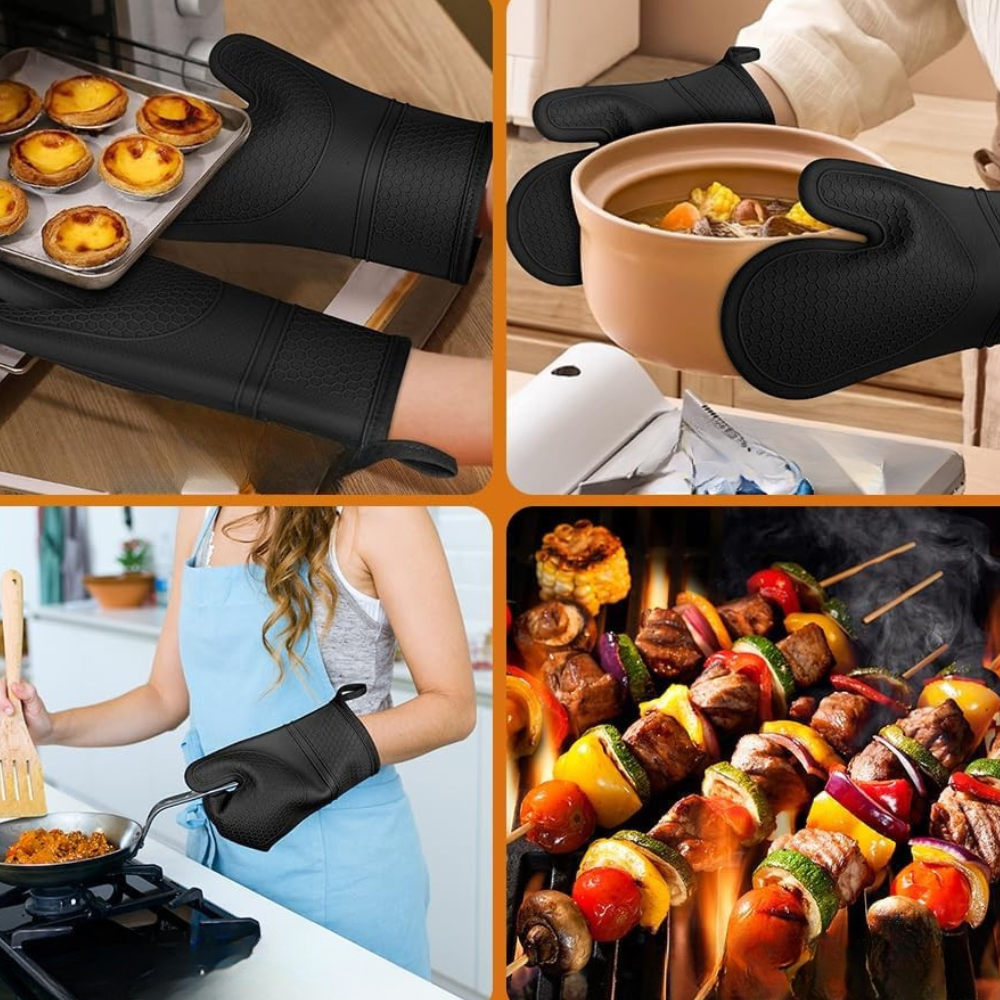 Grillvott i silikon  Beste beskyttelsen ved grilling og bruk av ovn