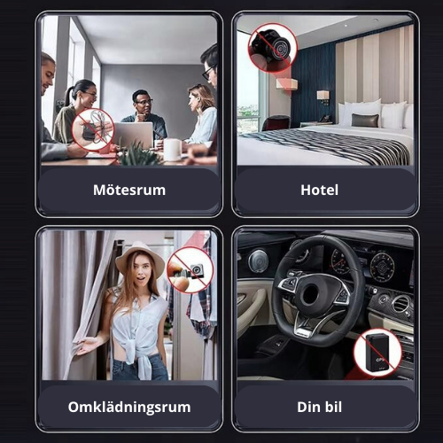 Kameradetektor / Anti-aflytning