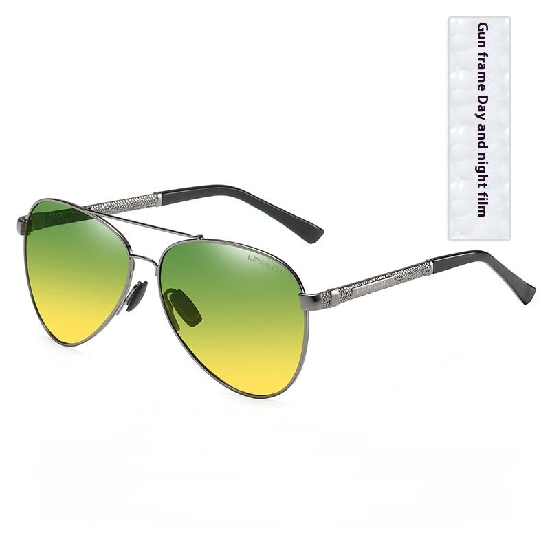 Dag/nattpolariserade solglasögon